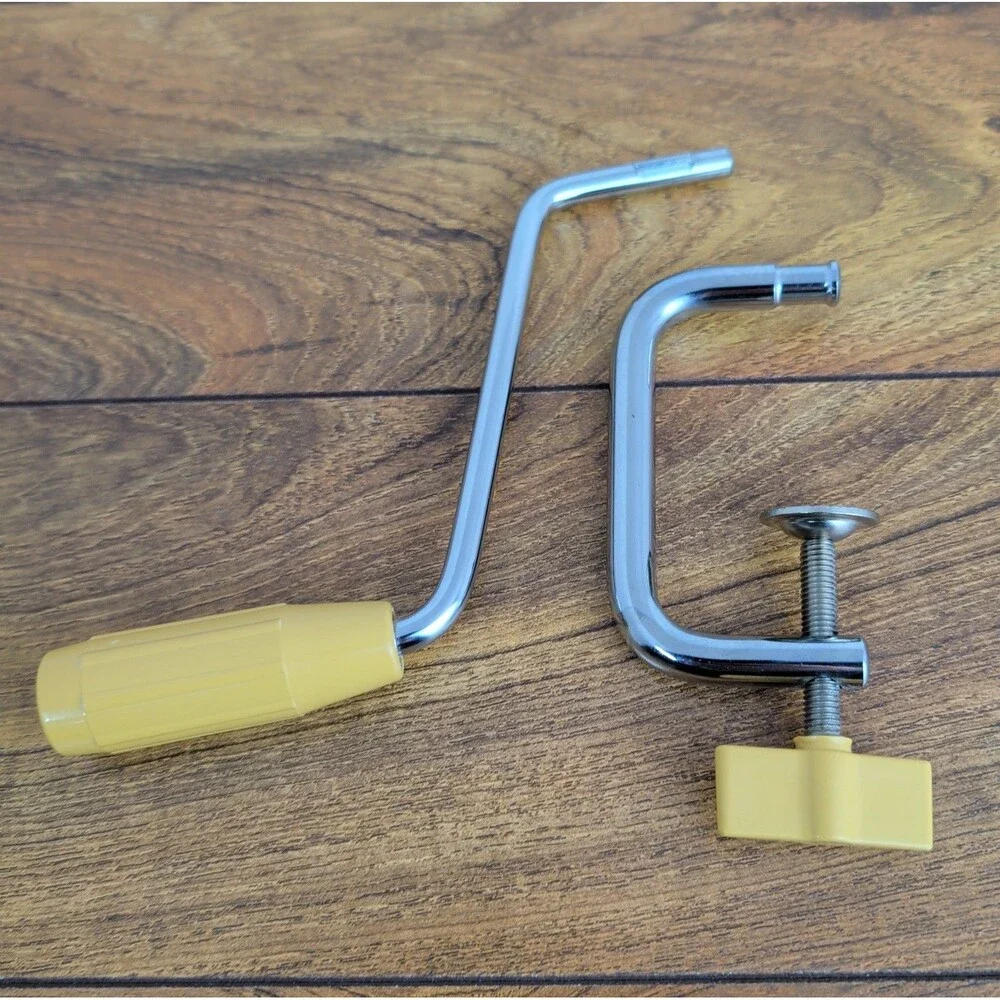 Marcato Atlas Pasta Maker Crank Handle & Hold Down Clamp Original Parts MPN 150